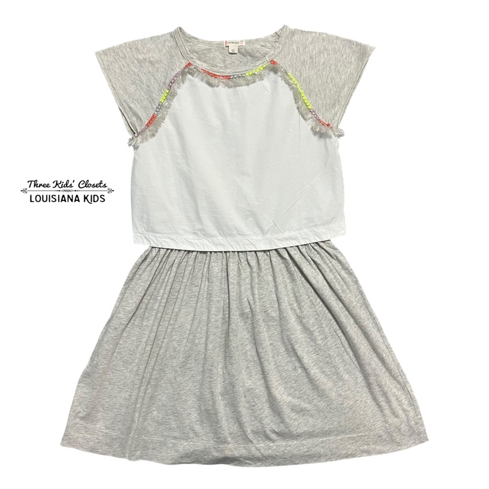 Crewcuts 14Y Layered Fringe Dress